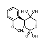 CAS 登录号：98674-82-9， (4R)-4-(2-甲氧基苯基)-5,5-二甲基-1,3,2-二氧磷杂环己烷-2-醇2-氧化物