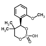 CAS 登录号：98674-83-0， (4S)-4-(2-甲氧基苯基)-5,5-二甲基-1,3,2-二氧磷杂环己烷-2-醇2-氧化物