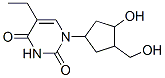 CAS#: 98736-93-7, 5-Ethyl-1-(3-Hydroxy-4-(Hydroxymethyl)Cyclopentyl)-2,4(1H,3H)-Pyrimidinedione