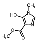 CAS 登录号：98832-64-5， 甲基5-羟基-1-甲基-1H-咪唑-4-羧酸酯