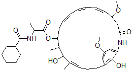 CAS 登录号：98873-82-6， 22-O-甲基枝三烯菌素 II