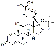 CAS#: 989-96-8, 9-Fluoro-11beta,21-dihydroxy-16alpha,17-(isopropylidenedioxy)pregna-1,4-diene-3,20-dione 21-(dihydrogen phosphate)
