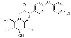 CAS 登录号：98911-23-0， N-乙酰基-4-(4-氯苯氧基)苯胺基 beta-D-吡喃葡糖苷