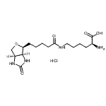 CAS 登录号：98930-70-2， N<sup>6</sup>-{5-[(3aS,4S,6aR)-2-氧代六氢-1H-噻吩并[3,4-d]咪唑-4-基]戊酰}-L-赖氨酸盐酸盐(1:1)