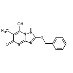 CAS#: 98968-32-2, 2-(Benzylsulfanyl)-7-hydroxy-6-methyl[1,2,4]triazolo[1,5-a]pyrimidin-5(1H)-one