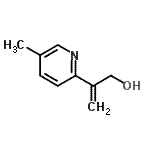 CAS 登录号：98995-88-1， 2-(5-甲基-2-吡啶基)-2-丙烯-1-醇