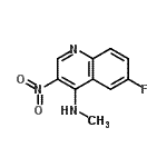 CAS#: 99009-92-4, 6-Fluoro-N-methyl-3-nitro-4-quinolinamine