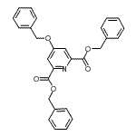 CAS#: 99097-41-3, Dibenzyl 4-(benzyloxy)-2,6-pyridinedicarboxylate