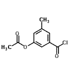 CAS 登录号：99184-05-1， 3-(氯甲酰基)-5-甲基苯基乙酸酯