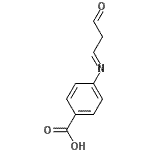 CAS#: 99184-91-5, 4-(3-oxopropylideneamino)benzoic acid