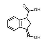 CAS 登录号：99184-96-0， (3E)-3-(羟基亚胺)-1-茚满羧酸