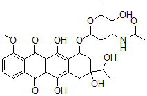 CAS 登录号：99296-47-6， N-乙酰基-13-二氢柔红霉素