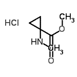 CAS 登录号：99324-93-3， 甲基1-(甲基氨基)环丙烷羧酸酯盐酸盐(1:1)
