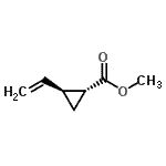 CAS 登录号：99438-14-9， 甲基(1R,2S)-2-乙烯基环丙烷羧酸酯
