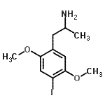 CAS 登录号：99665-05-1， 1-(4-碘-2,5-二甲氧基苯基)-2-丙胺