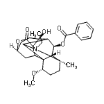 CAS#: 99759-48-5, (6S,9S,14R,17S,18R,19S)-12-Ethyl-9-hydroxy-17-methoxy-14-methyl-4-oxo-5-oxa-12-azahexacyclo[8.7.2.1<sup>2,6</sup>.0<sup>1,11</sup>.0<sup>3,9</sup>.0<sup>14,18</sup>]icos-19-yl benzoate