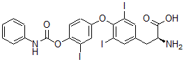 CAS 登录号：99780-73-1， 氨基甲酰化三碘甲状腺素