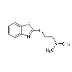 CAS#: 99840-80-9, 2-(1,3-Benzothiazol-2-yloxy)-N,N-dimethylethanamine