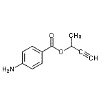CAS 登录号：99842-73-6， 3-丁炔-2-基4-氨基苯甲酸酯