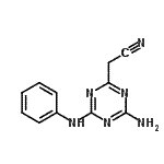 CAS#: 99845-72-4, (4-Amino-6-anilino-1,3,5-triazin-2-yl)acetonitrile
