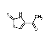 CAS 登录号：99848-09-6， 1-(2-硫代-2,3-二氢-1,3-噻唑-4-基)乙酮
