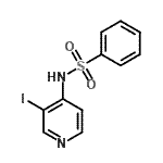 CAS#: 99972-24-4, N-(3-Iodo-4-pyridinyl)benzenesulfonamide