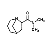 CAS#: 99976-65-5, N,N-Dimethyl-1-azabicyclo[3.2.1]octane-7-carboxamide