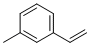 structure of CAS# 100-80-1, 3-Methylstyrene