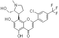 Voruciclib分子结构 (CAS 1000023-04-0)