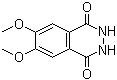 structure of CAS# 10001-35-1, 2,3-Dihydro-6,7-dimethoxy-1,4-phthalazinedione