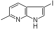 structure of CAS# 1000340-29-3, 3-碘-6-甲基-1H-吡咯并[2,3-b]吡啶