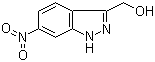 structure of CAS# 1000341-10-5, 6-硝基-1H-吲唑-3-甲醇