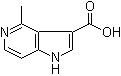structure of CAS# 1000342-75-5, 4-甲基-1H-吡咯并[3,2-c]吡啶-3-羧酸