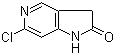 structure of CAS# 1000342-80-2, 6-氯-1,3-二氢-2H-吡咯并[3,2-c]吡啶-2-酮