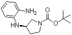 structure of CAS# 1000370-80-8, (3R)-3-[(2-氨基苯基)氨基]-1-吡咯烷羧酸叔丁酯