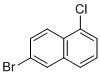6-溴-1-氯萘分子结构 (CAS 1000391-24-1)