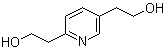 2,5-吡啶二乙醇分子结构 (CAS 1000571-88-9)