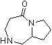 八氢-5H-吡咯并[1,2-a][1,4]二氮杂卓-5-酮分子结构 (CAS 1000577-71-8)