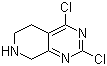 structure of CAS# 1000578-08-4, 2,4-二氯-5,6,7,8-四氢吡啶并[3,4-d]嘧啶