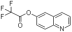 2,2,2-三氟乙酸 6-喹啉基酯分子结构 (CAS 1000775-18-7)