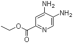 4,5-二氨基-2-吡啶羧酸乙酯分子结构 (CAS 1000783-11-8)
