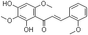structure of CAS# 100079-39-8, 2',4'-二羟基-2,3',6'-三甲氧基查尔酮