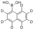 (七氘代萘-1-基)硼酸分子结构 (CAS 1000869-26-0)