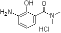 structure of CAS# 1000993-70-3, 3-氨基-2-羟基-N,N-二甲基苯甲酰胺盐酸盐