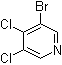 3-溴-4,5-二氯吡啶分子结构 (CAS 1001056-83-2)