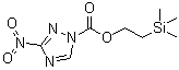 structure of CAS# 1001067-09-9, 3-硝基-1H-1,2,4-三唑-1-羧酸 2-(三甲基硅烷基)乙基酯