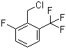 2-(氯甲基)-3-氟三氟甲苯分子结构 (CAS 1001096-10-1)