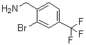 structure of CAS# 1001109-50-7, 2-溴-4-(三氟甲基)苯甲胺