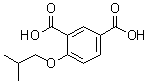 CAS # 100118-38-5, 4-(2-Methylpropoxy)-1,3-benzenedicarboxylic acid