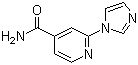 2-(1H-咪唑-1-基)-4-吡啶甲酰胺分子结构 (CAS 1001659-25-1)